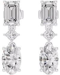 VOWE - 14K 3.12 Ct. Tw. Lab-Grown Diamond Earrings - Lyst