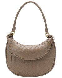 Tiffany & Fred Paris - Woven Leather Shoulder Bag - Lyst