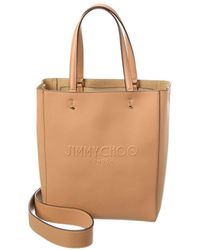Jimmy Choo - Lenny N/S Medium Leather Tote - Lyst