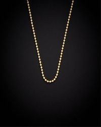 Italian Gold - 14K 2Mm Polished Ball Chain Necklace - Lyst