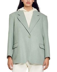Sandro - Wool-blend Blazer - Lyst