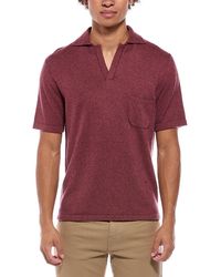 Isaia - Silk & Cashmere-Blend Polo Sweater - Lyst