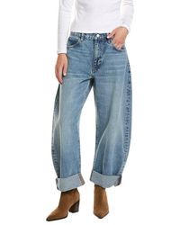 FRAME - Frame The Bubble Tundra Barrel Leg Jean - Lyst