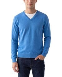 N.Peal Cashmere - Burlington Cashmere V-Neck Sweater - Lyst