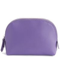 ROYCE New York - Compact Leather Cosmetic Bag - Lyst