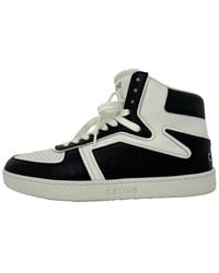 Celine - Leather Trainer Ct-01 High-Top Sneaker (Authentic Pre-Loved) - Lyst