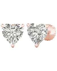 Lab Grown Diamonds - 14K 8.00 Ct. Tw. Lab-Grown Diamond Earrings - Lyst