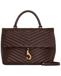 Rebecca Minkoff - Edie Chevron Quilt Leather Shoulder Bag - Lyst