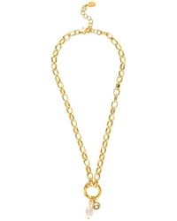 Rivka Friedman - 18k Plated Cz Necklace - Lyst