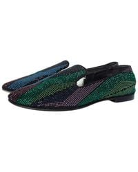 Giuseppe Zanotti - Suede Rhinestone Loafer (Authentic Pre-Loved) - Lyst