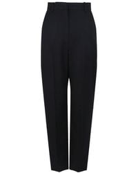 McQueen - Barathea Wool Cigarette Trouser - Lyst