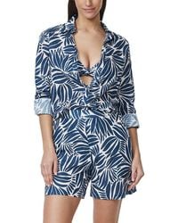 Gottex - Comeback Linen-Blend Blouse - Lyst