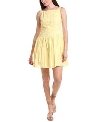 Julia Jordan - Poplin Sleeveless Mini Dress - Lyst