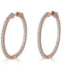 Monary - 14k Rose Gold 1.90 Ct. Tw. Diamond Earrings - Lyst