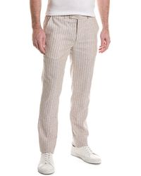 Paisley & Gray - Downing Slim Fit Linen-blend Pant - Lyst