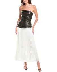 Jonathan Simkhai - Arie Strapless Bustier Midi Dress - Lyst