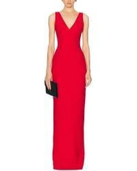 VERA DOLINI - Solid Maxi Dress - Lyst