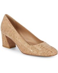 Stuart Weitzman Marymid Slip-on Court Shoes - Natural