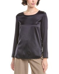 Max Mara - Moldava Silk-Blend Top - Lyst