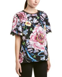 Prabal Gurung Thomson Flounce Sleeve Blouse - Black