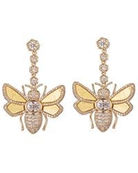Eye Candy LA - The Luxe Collection Cz Bee Drop Earrings - Lyst