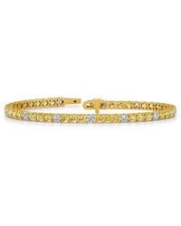Lab Grown Diamonds - 14K 6.75 Ct. Tw. Lab-Grown Diamond Tennis Bracelet - Lyst