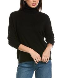 Brodie Cashmere - Textured Roll Neck Wool & Cashmere-Blend Sweater - Lyst