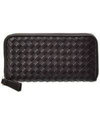 Tiffany & Fred Paris - Woven-Leather Wallet - Lyst