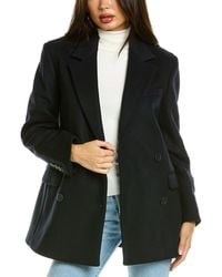 The Kooples - Notched Wool-blend Coat - Lyst