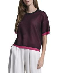 DKNY - Boxy Two Layer Sweater - Lyst
