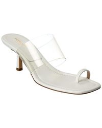 Michael Kors - Dionne Leather & Vinyl Sandal - Lyst