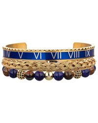 Eye Candy LA - Titanium Agate Anthony Set Bracelet - Lyst