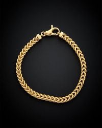 Italian Gold - 14k Franco Link Bracelet - Lyst