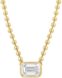Effy Fine Jewelry - 14k 0.70 Ct. Tw. Lab-grown Diamond Necklace - Lyst
