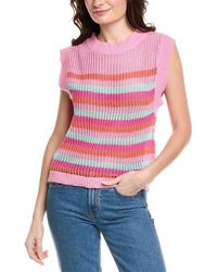 Fate - Tank Open Knit Sweater - Lyst