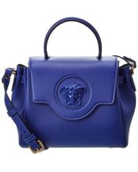 Versace - La Medusa Leather Shoulder Bag - Lyst