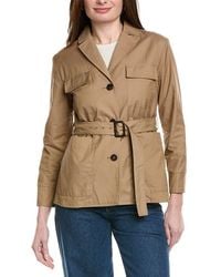 Max Mara - Giulia Solid Trench Shirt - Lyst