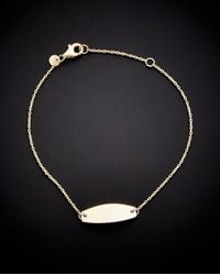Italian Gold - 14k Id Bracelet - Lyst
