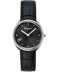 Ferragamo - Cuir Leather Watch - Lyst
