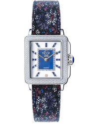 Gv2 Padova Gemstone Floral Watch - Blue