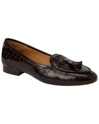 J.McLaughlin - Cecily Croc-Embossed Leather Loafer - Lyst