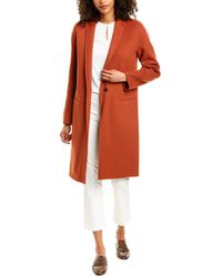 Vince Modern Wool-blend Coat - Multicolour