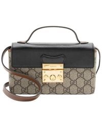 Gucci - Gg Supreme Canvas Padlock Mini Top Handle (Authentic Pre-Loved) - Lyst