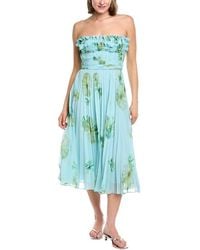 AMUR - Cathy Midi Dress - Lyst