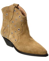 Isabel Marant - Dewina Suede Bootie - Lyst