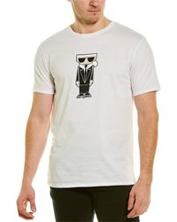 Karl Lagerfeld Karl Face Camo T-shirt - White