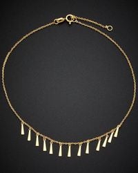 Italian Gold - 14k Charm Anklet Ankle Bracelet - Lyst