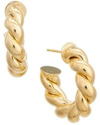 Juvell - 18K Plated Hoop Earrings - Lyst