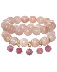 Rachel Reinhardt Jewelry - Gemstone Crystal Stretch Bracelet - Lyst