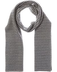 Portolano - Jacquard Wool & Cashmere-Blend Scarf - Lyst